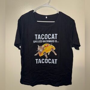 Black Tacocat Graphic T-Shirt